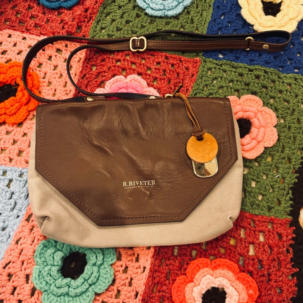 R. Riveter American Handmade Patton Crossbody Purse